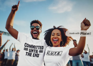 Open image in slideshow, C.U.T.E. Couple Tee Shirts
